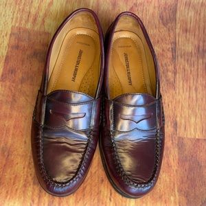 Johnston Murphy Hayes Penny Loafers 15-1093 Burgundy